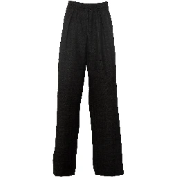 Peacha Pants Yarn Dyed Abstract Check Wool