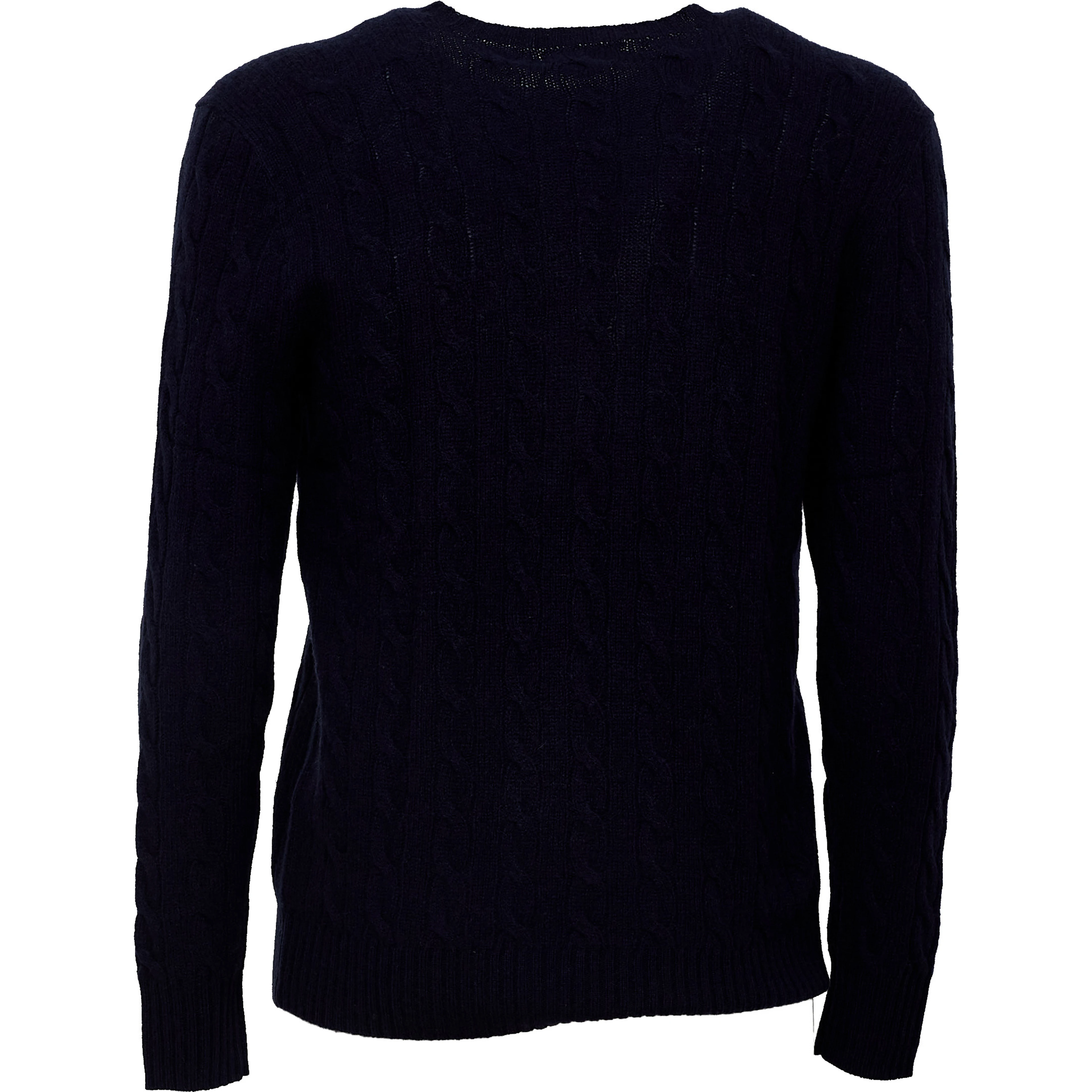 Cable-Knit Crewneck Pullover In Wool, Cashmere