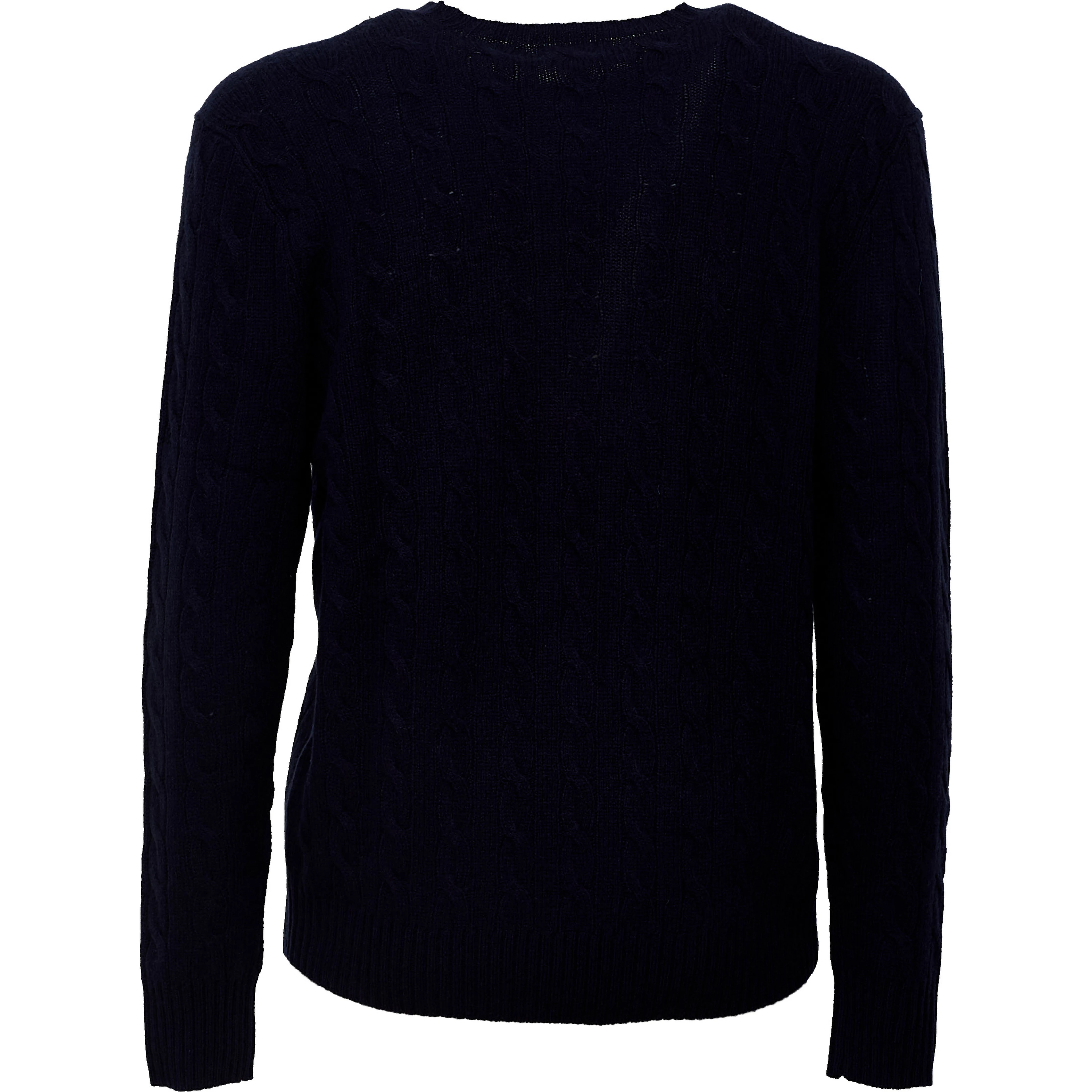 Cable-Knit Crewneck Pullover In Wool, Cashmere