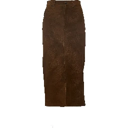 Bisane Skirt Faux Suede