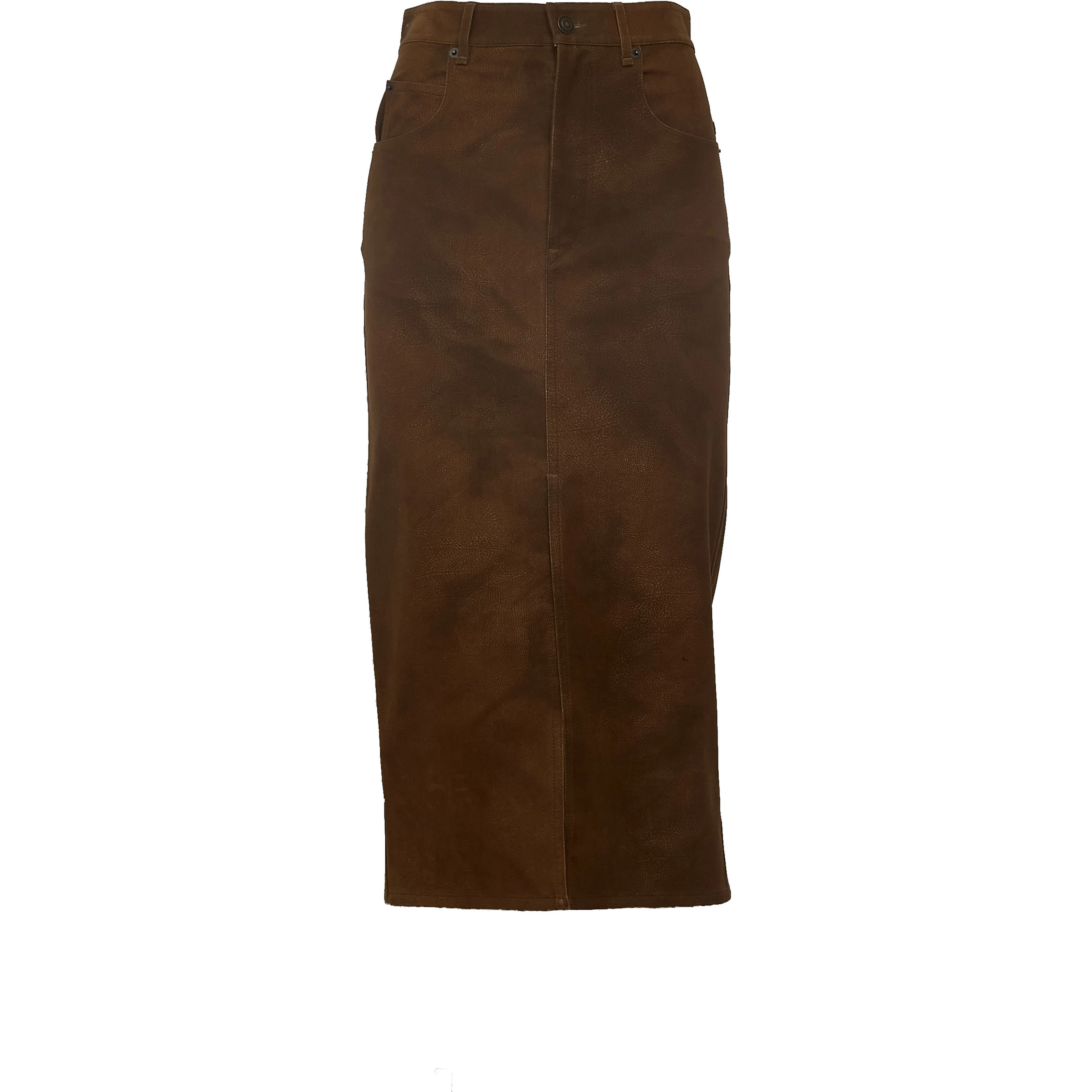 Bisane Skirt Faux Suede