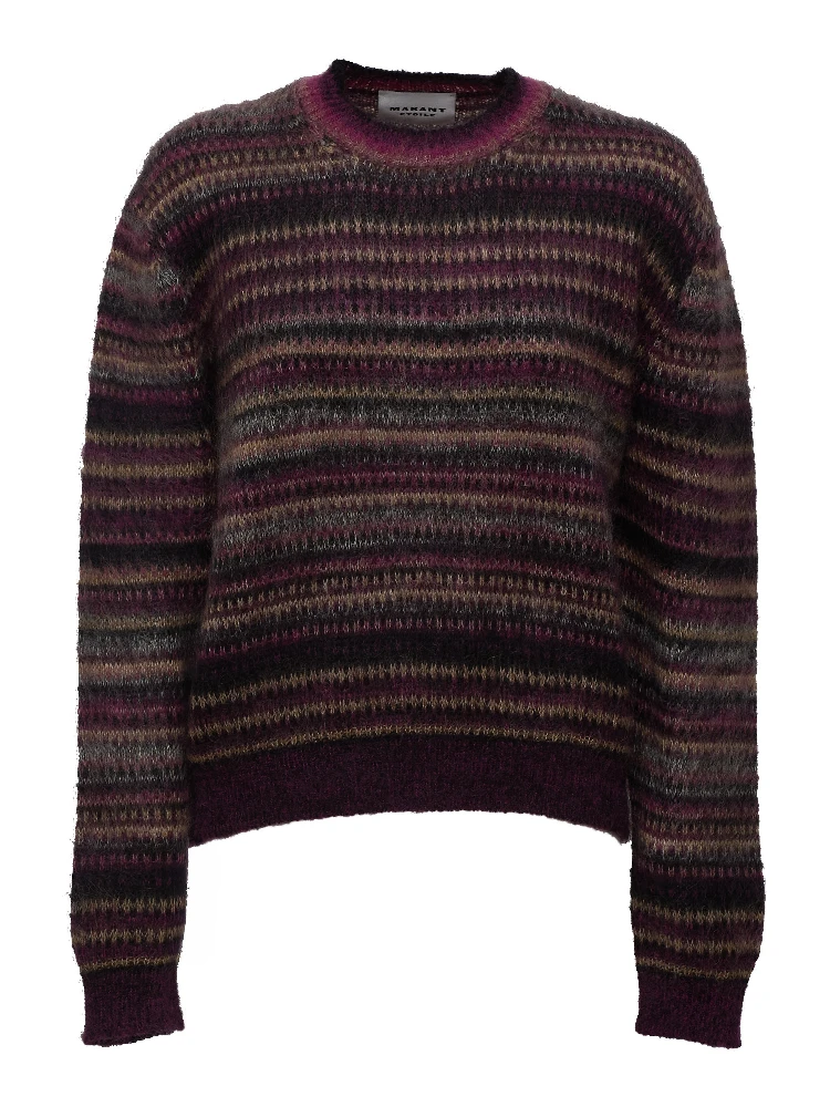 Morine Striped Brushed Pullover