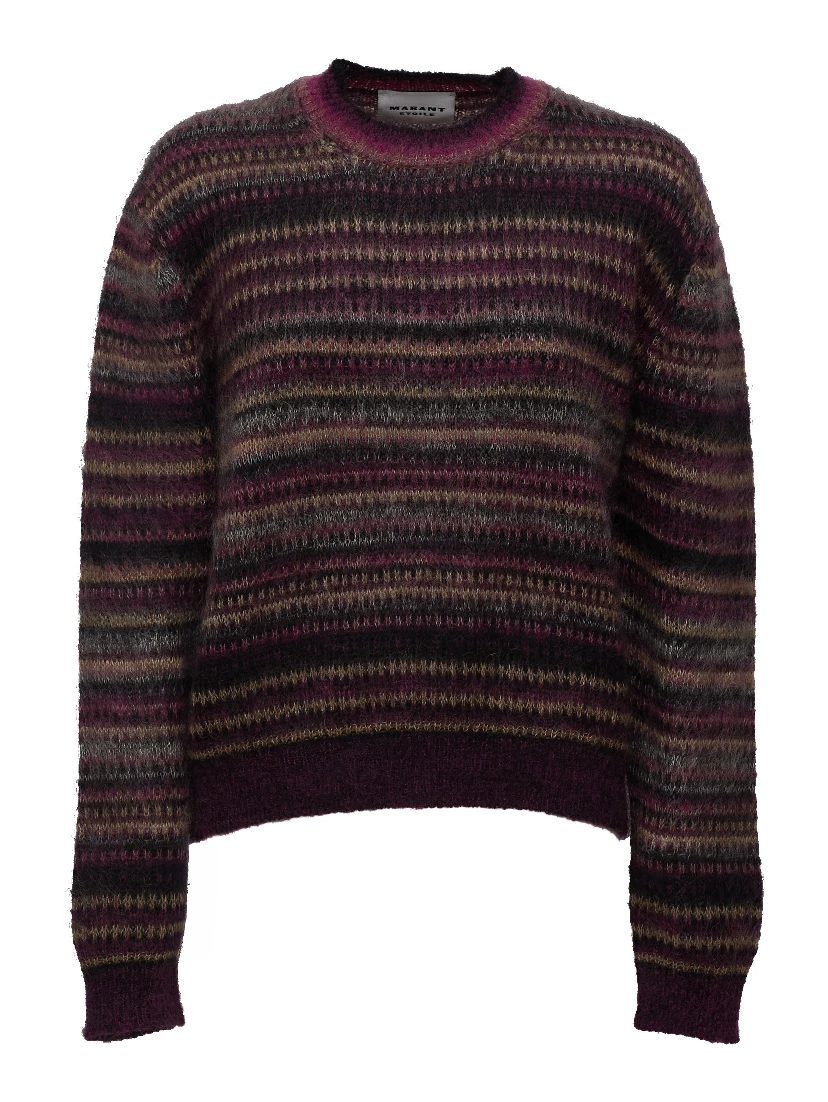 Morine Striped Brushed Pullover