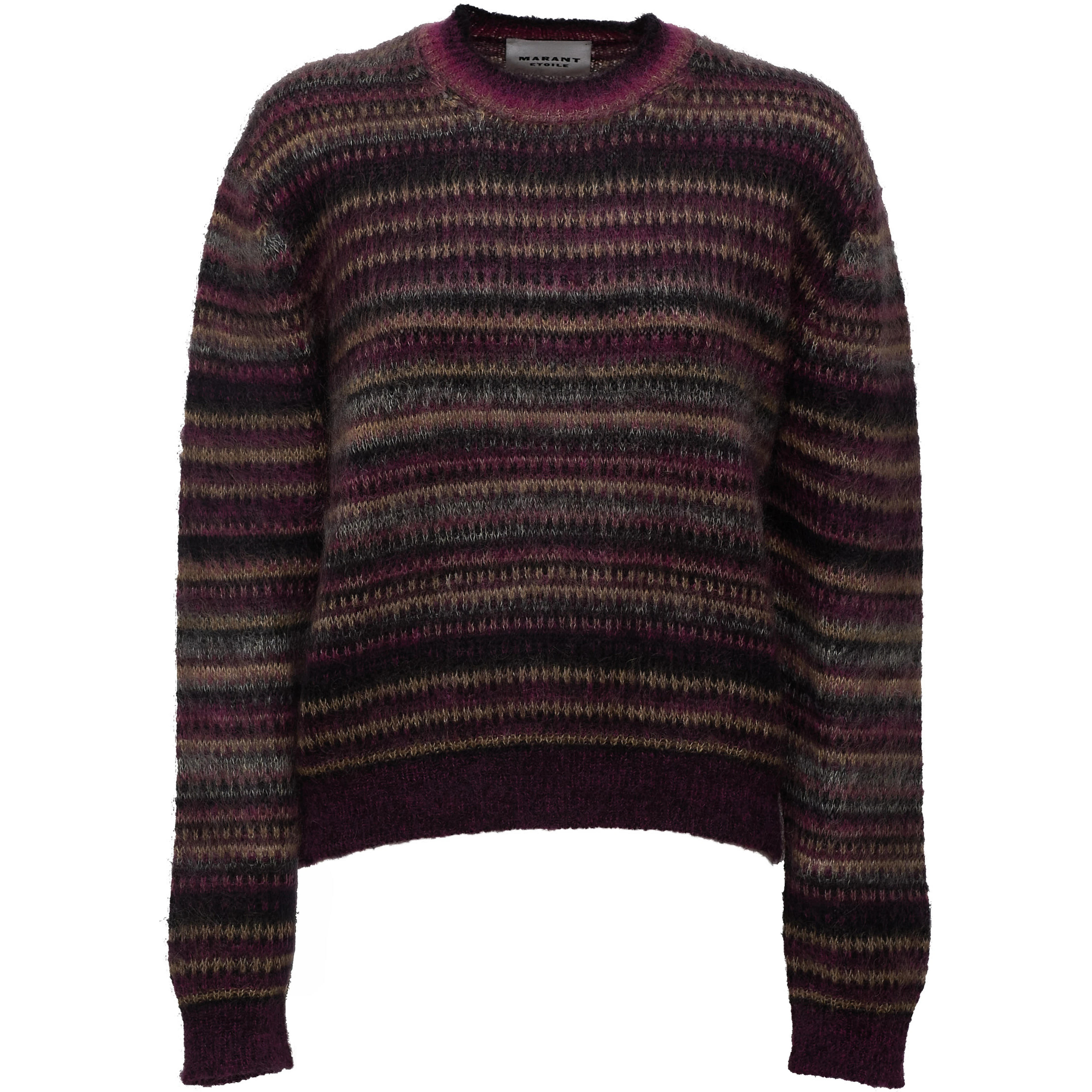 Morine Striped Brushed Pullover