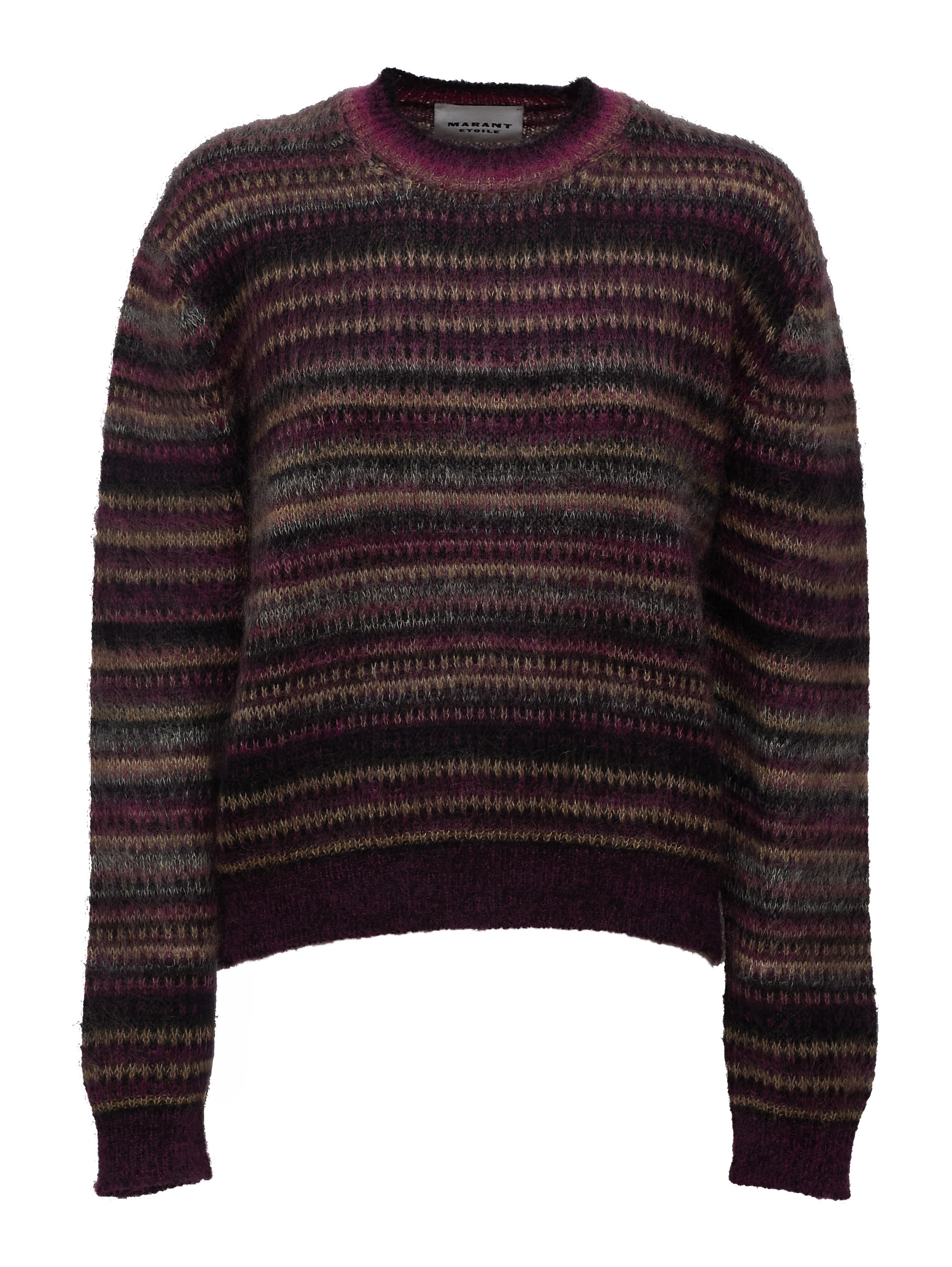 Morine Striped Brushed Pullover