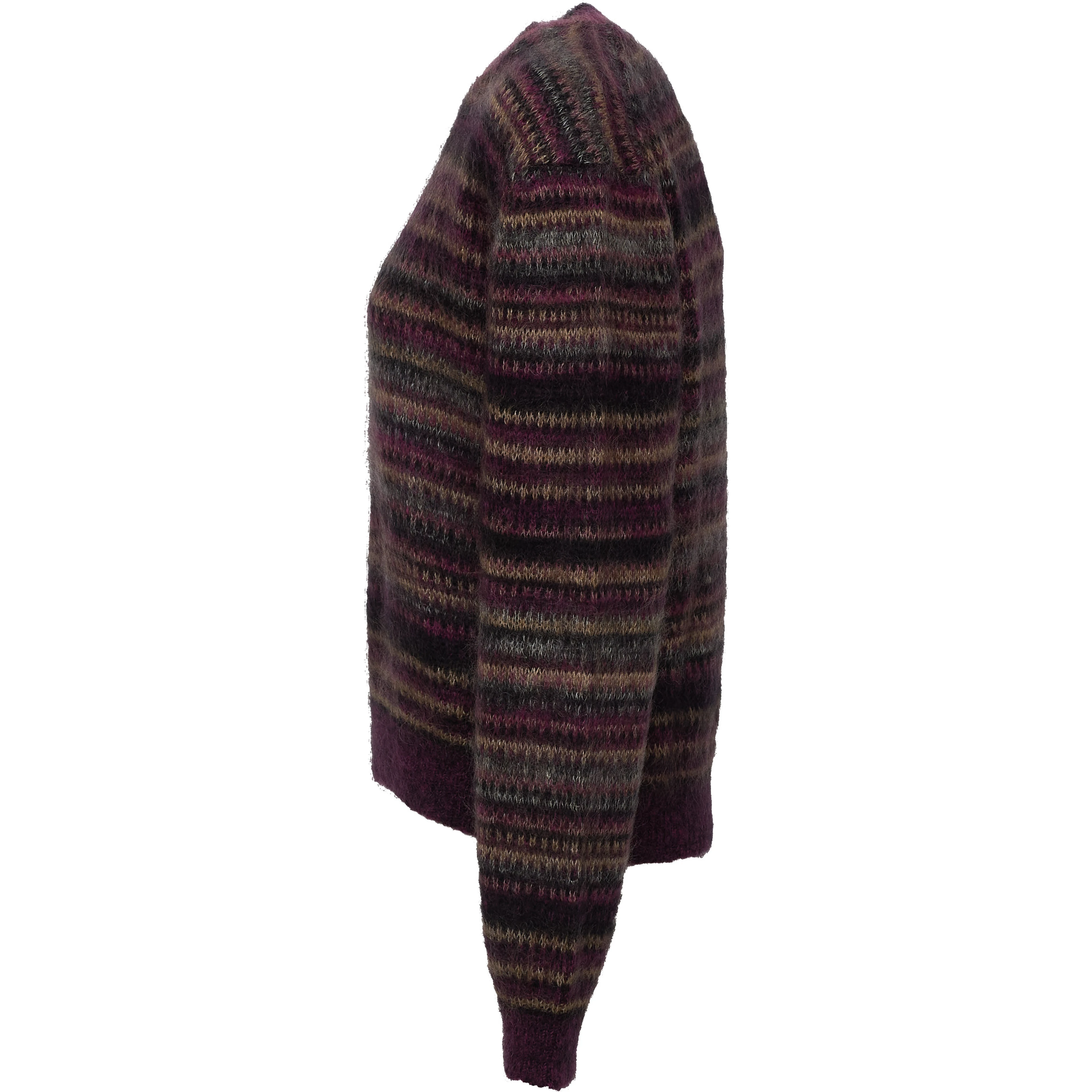 Morine Striped Brushed Pullover