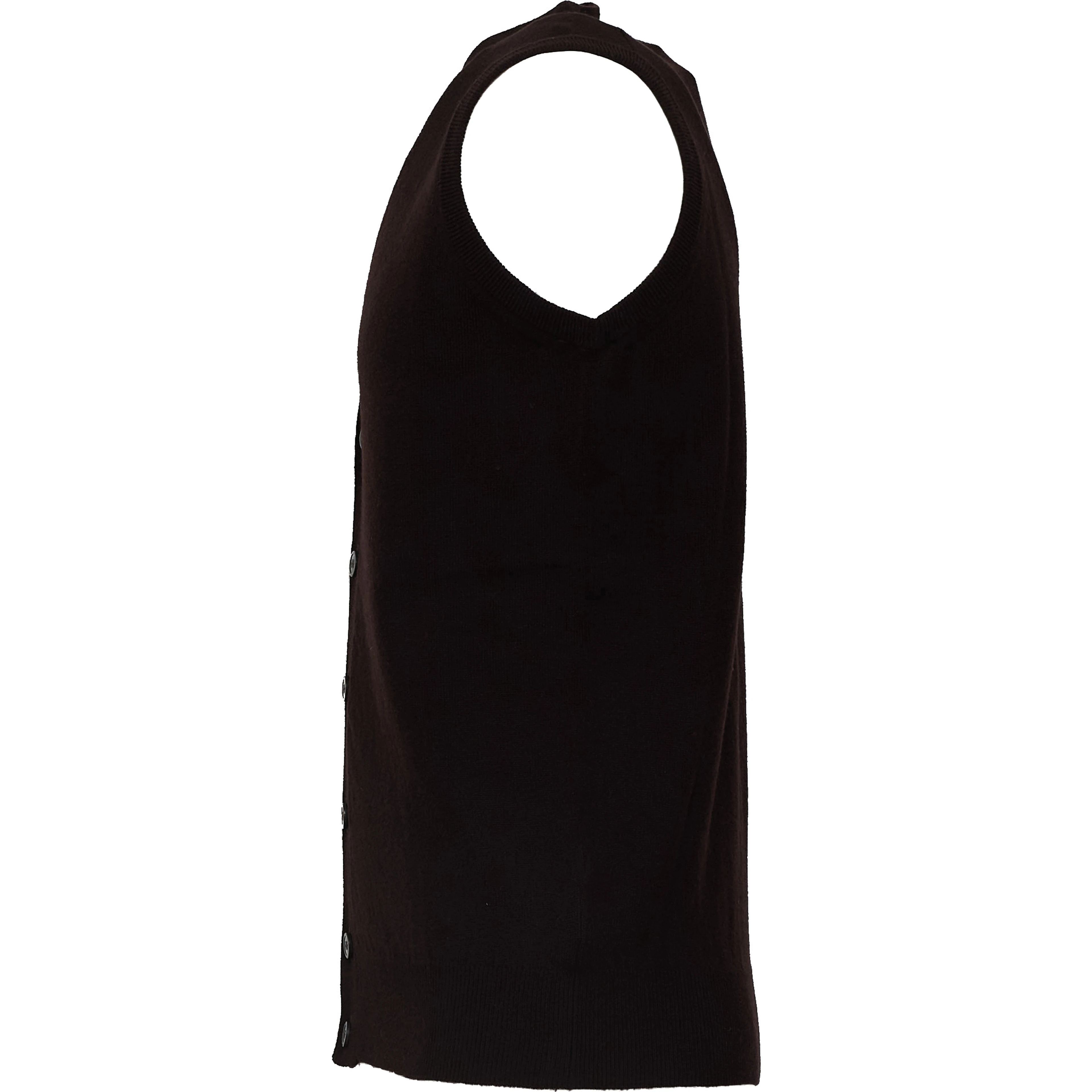 Gilet Bottoni In Lana, Cashmere
