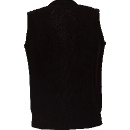 Gilet Bottoni In Lana, Cashmere