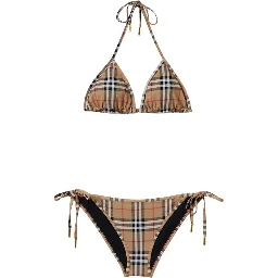 Bikini with Check motif