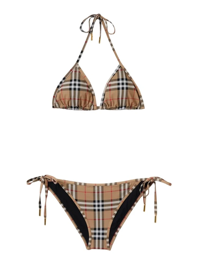 Bikini with Check motif