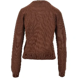 Knitted cardigan with diamond motif