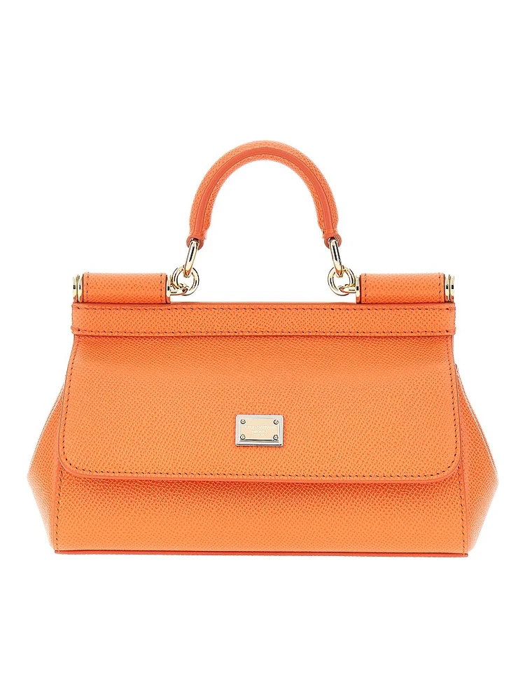 Dauphine leather mini 'Sicily' bag