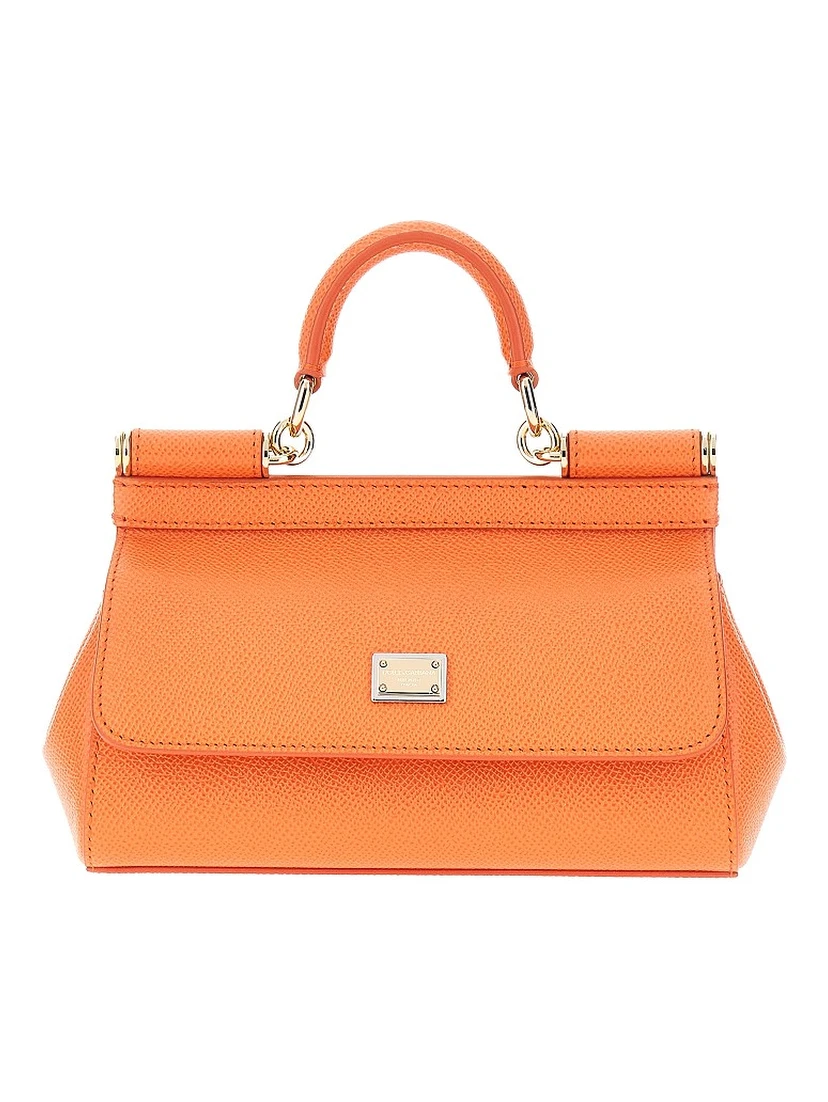 Dauphine leather mini 'Sicily' bag