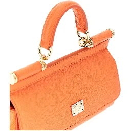Dauphine leather mini 'Sicily' bag