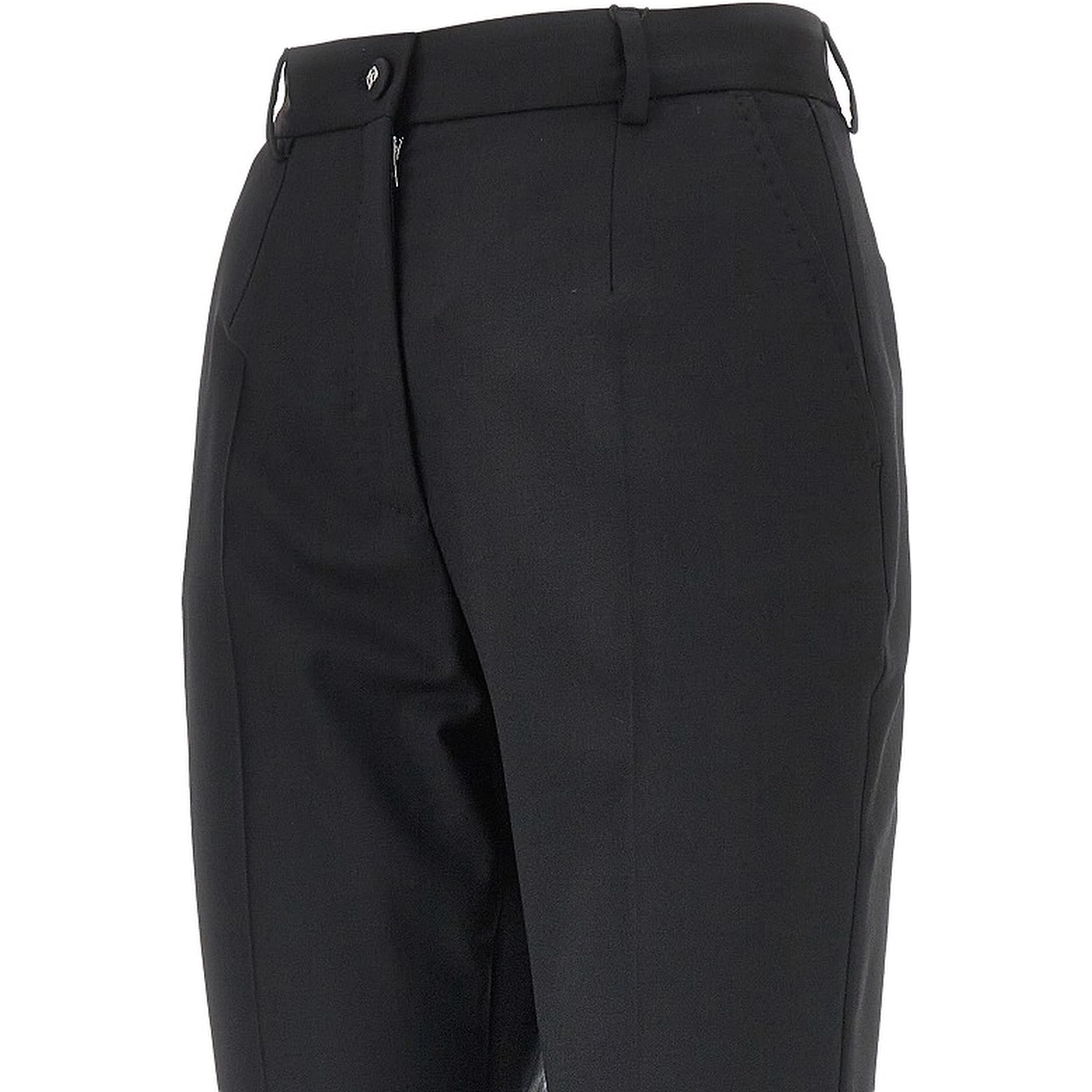 Wool twill pants
