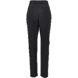 Wool twill pants