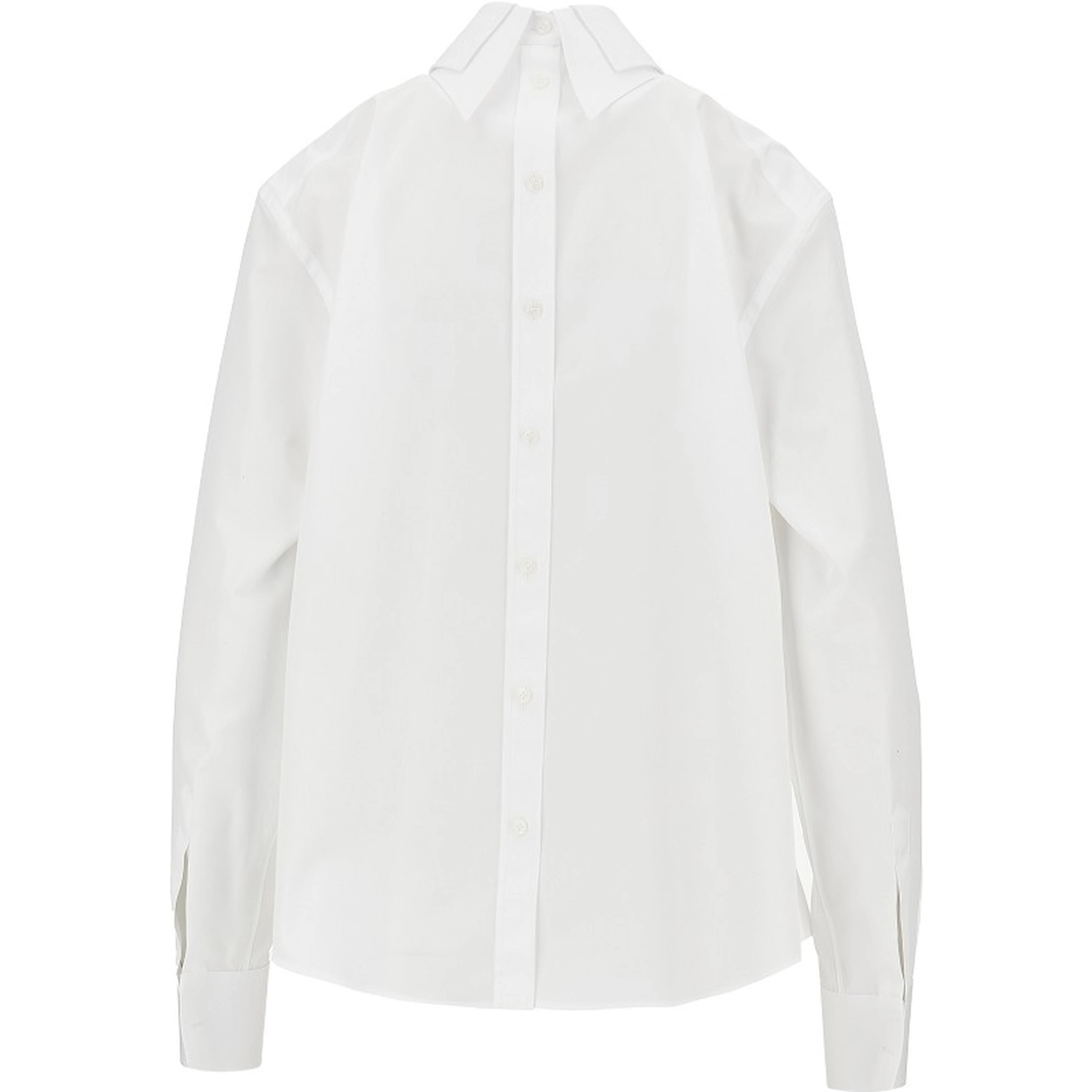 Specular construction poplin shirt