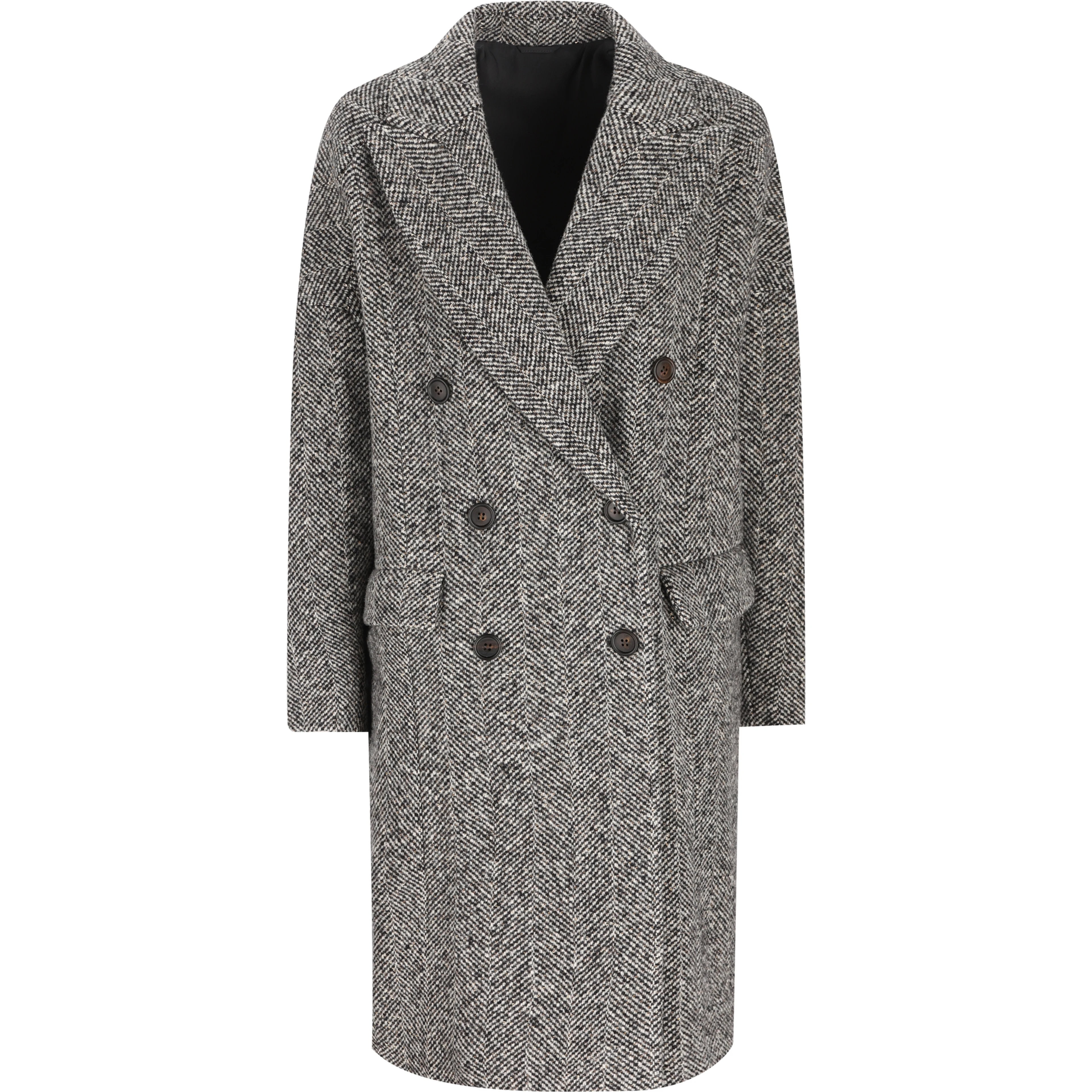 Brunello Cucinelli Coats Grey