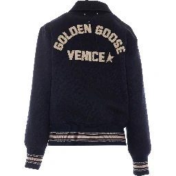 GOLDEN GOOSE Coats Blue
