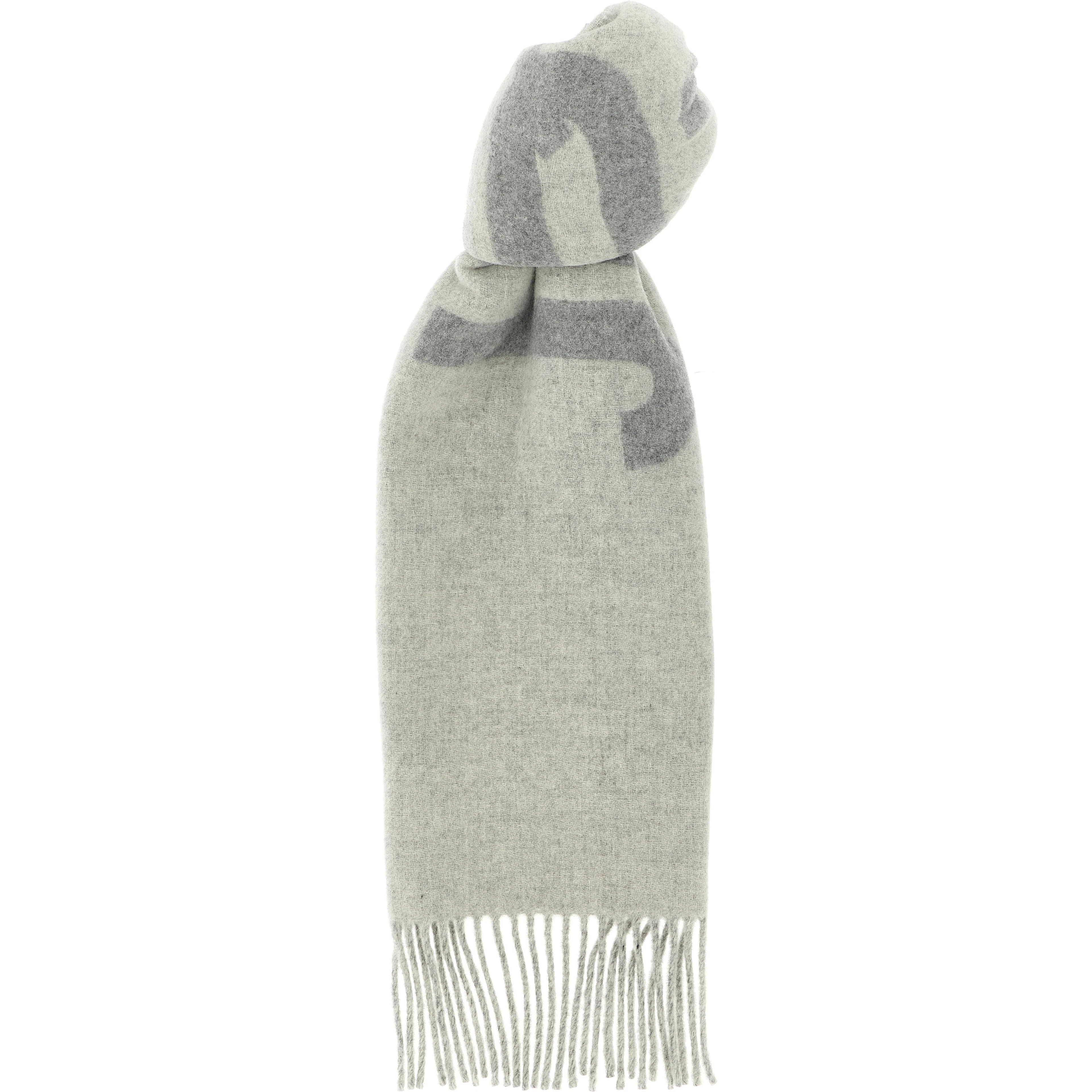Gray Wool Foulard