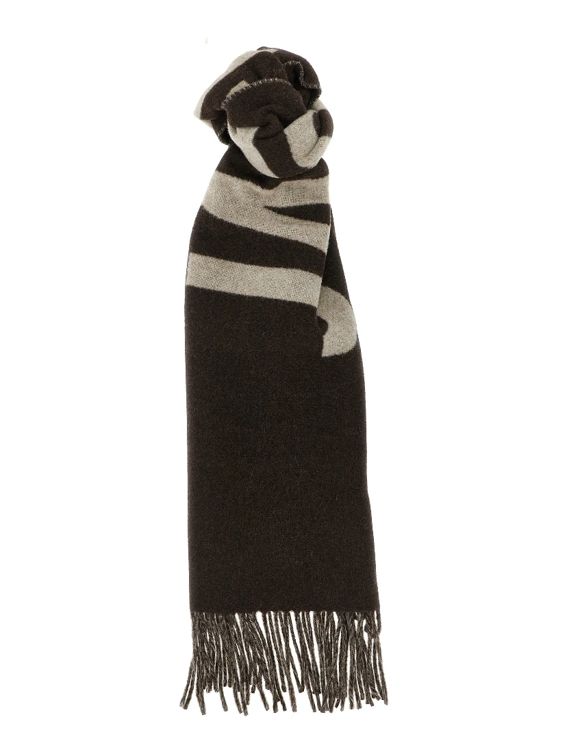 Brown Wool Foulard