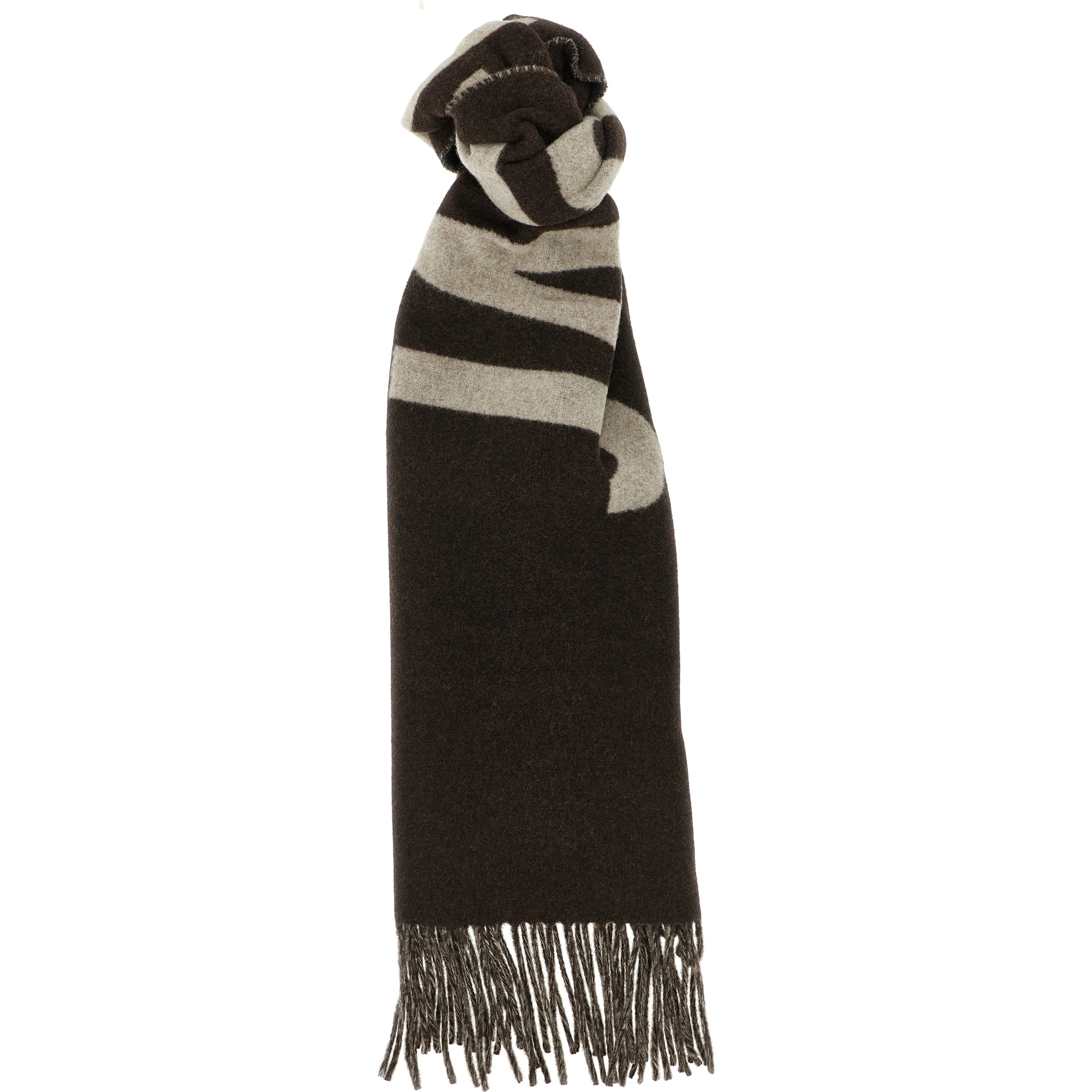 Brown Wool Foulard
