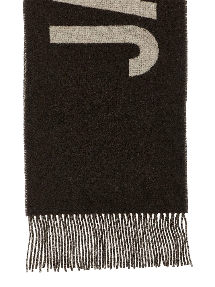 Brown Wool Foulard alternative