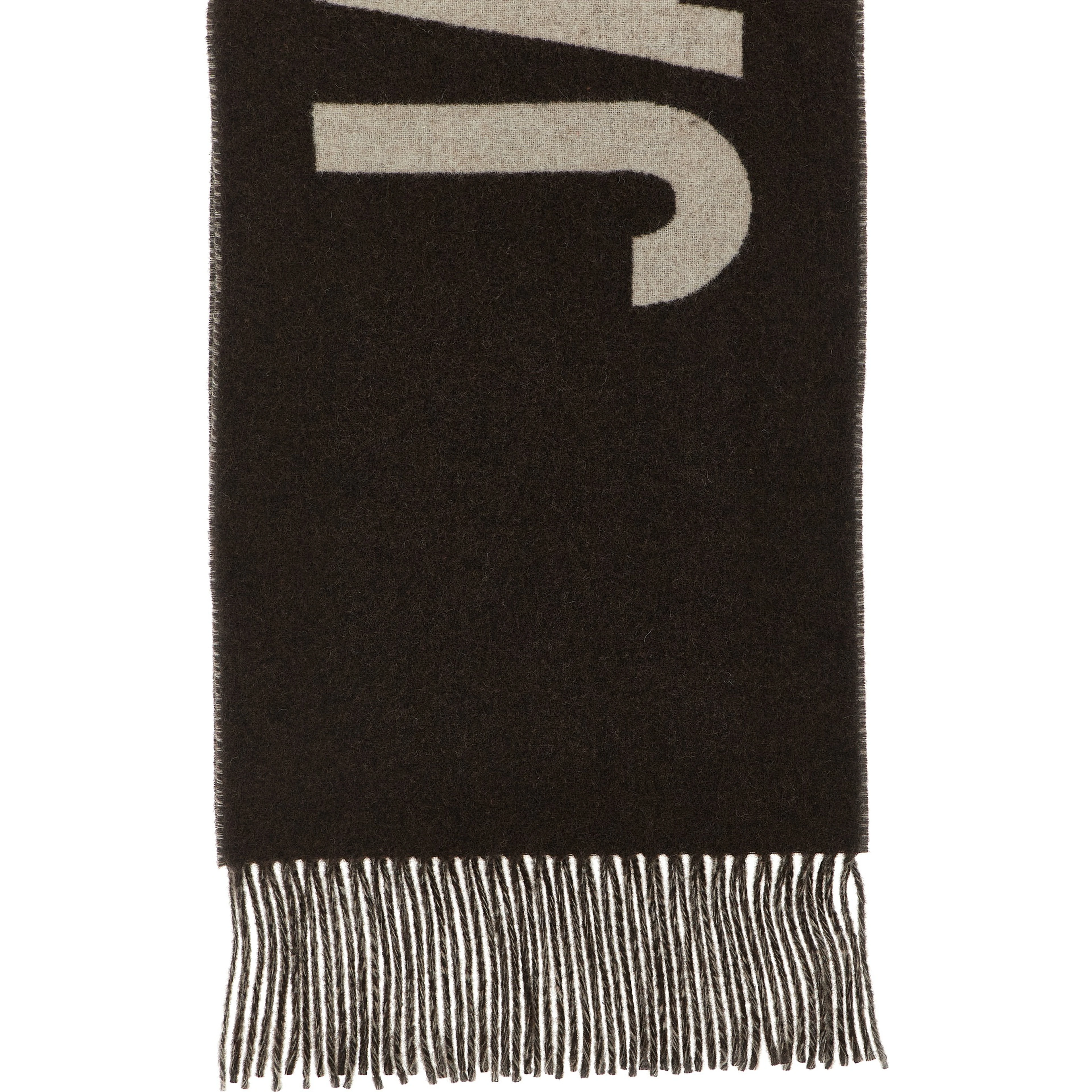 Brown Wool Foulard