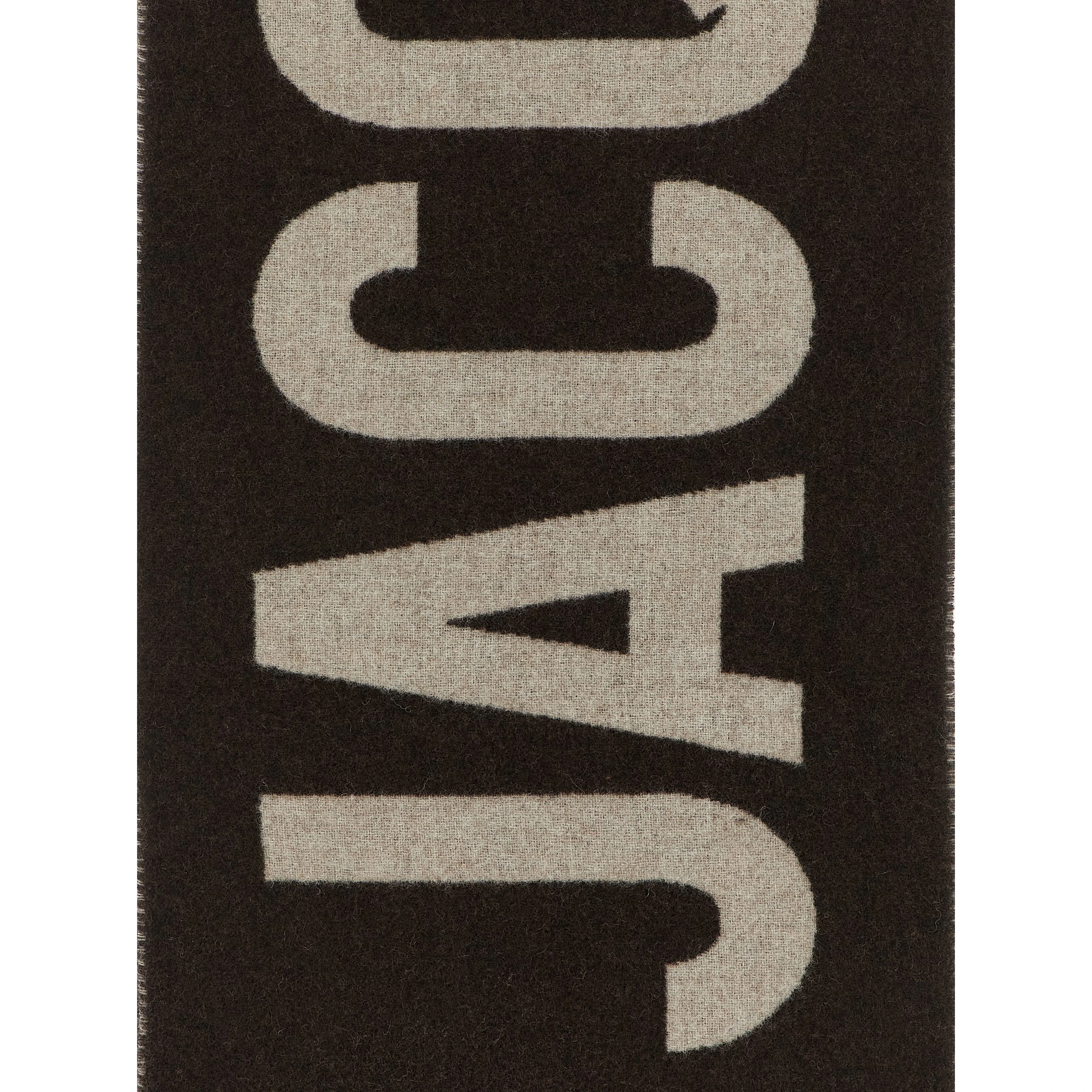 Brown Wool Foulard