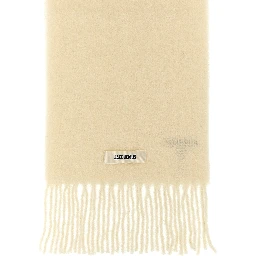 White Alpaca Leather Foulard