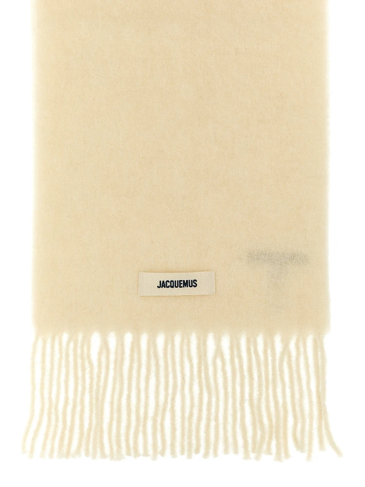 White Alpaca Leather Foulard alternative