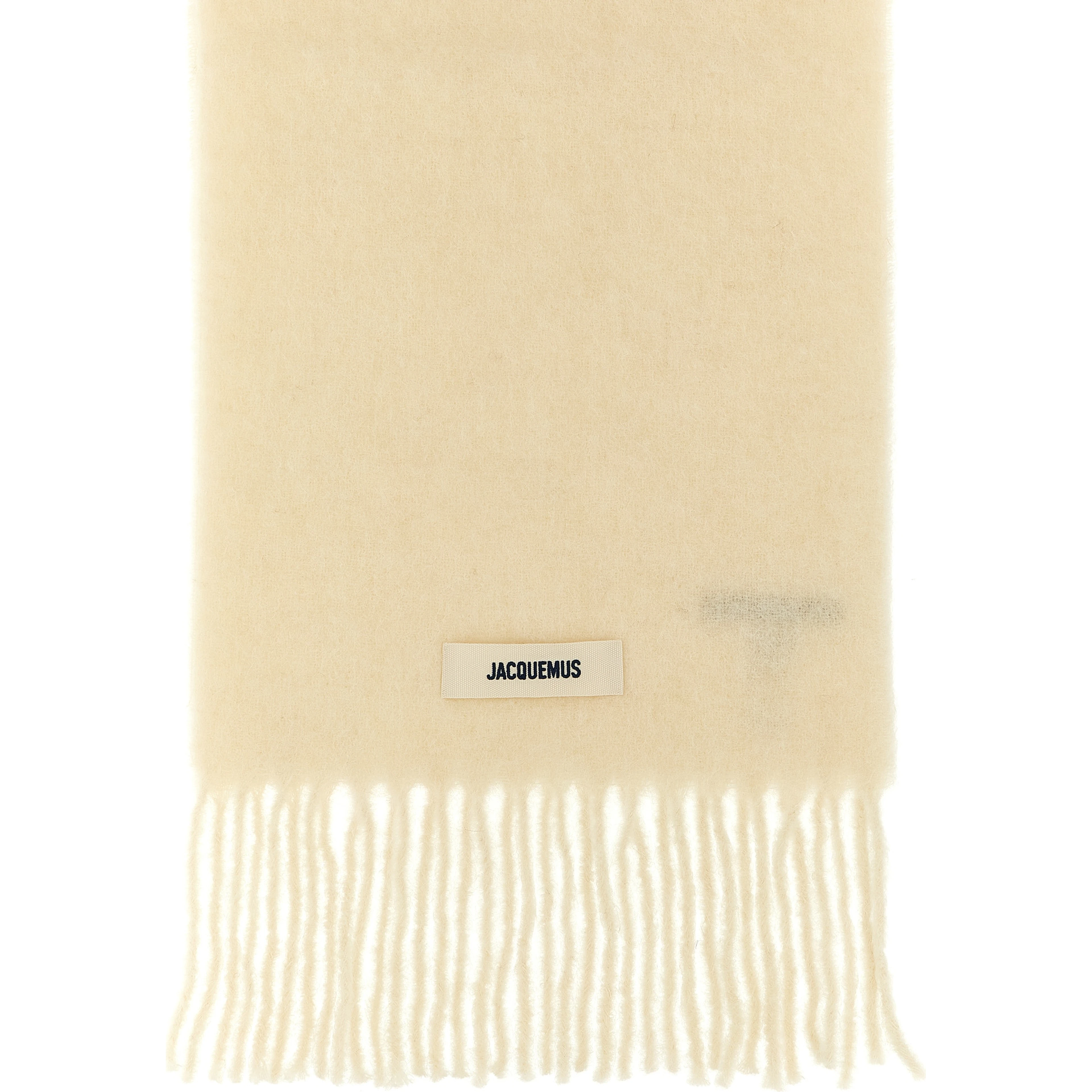 White Alpaca Leather Foulard