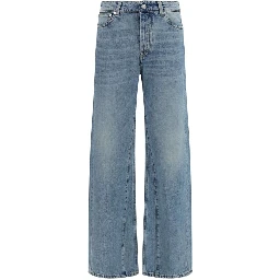 Blue Cotton Jeans Denim
