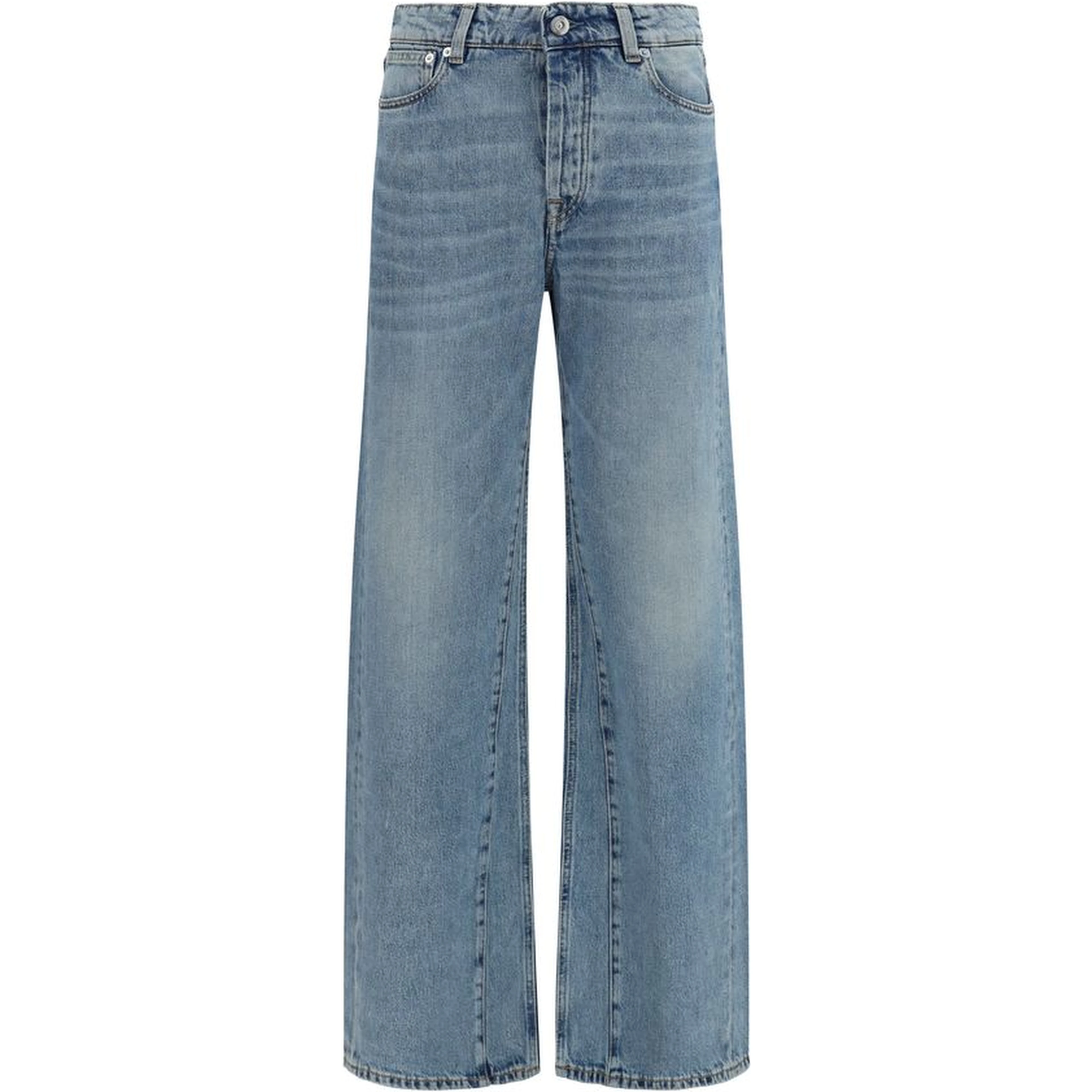 Blue Cotton Jeans Denim