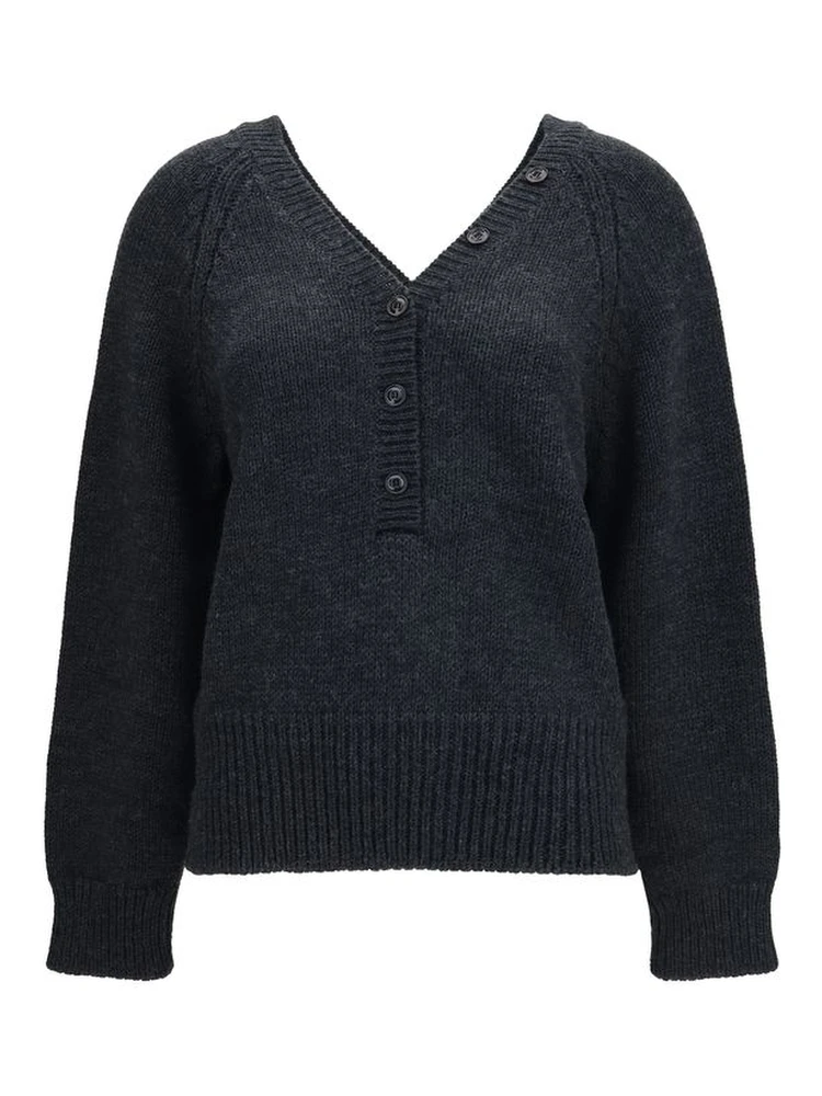 Gray Wool Oves Aries Cardigan