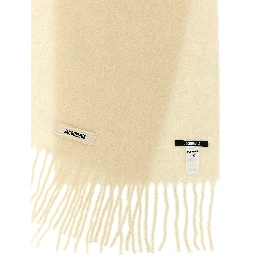 White Alpaca Leather Foulard