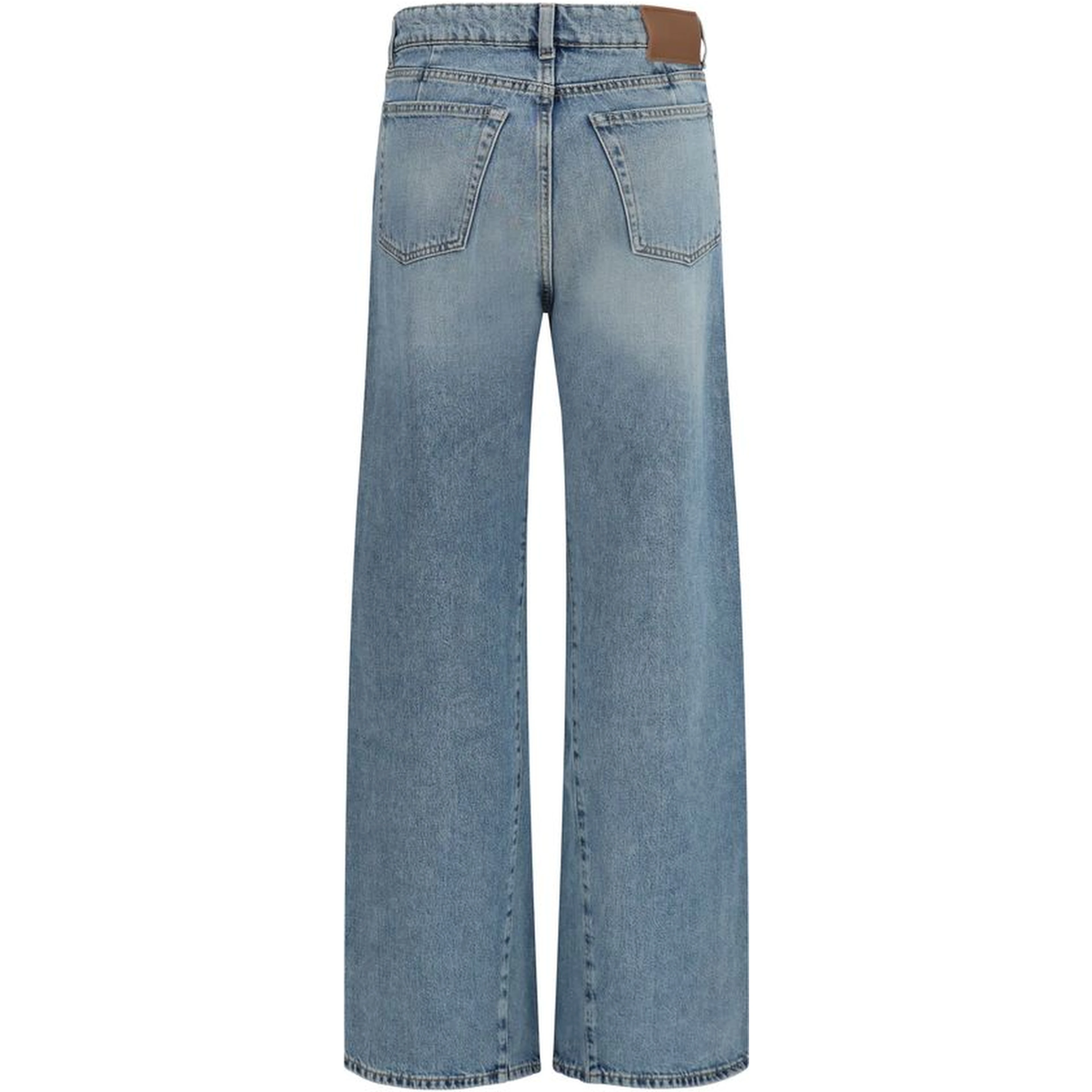 Blue Cotton Jeans Denim