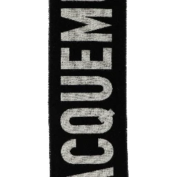 Black Wool Foulard