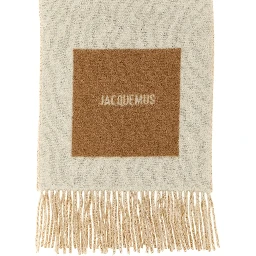 Beige Virgin Wool Foulard