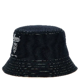 Blue Cotton Bucket Hat