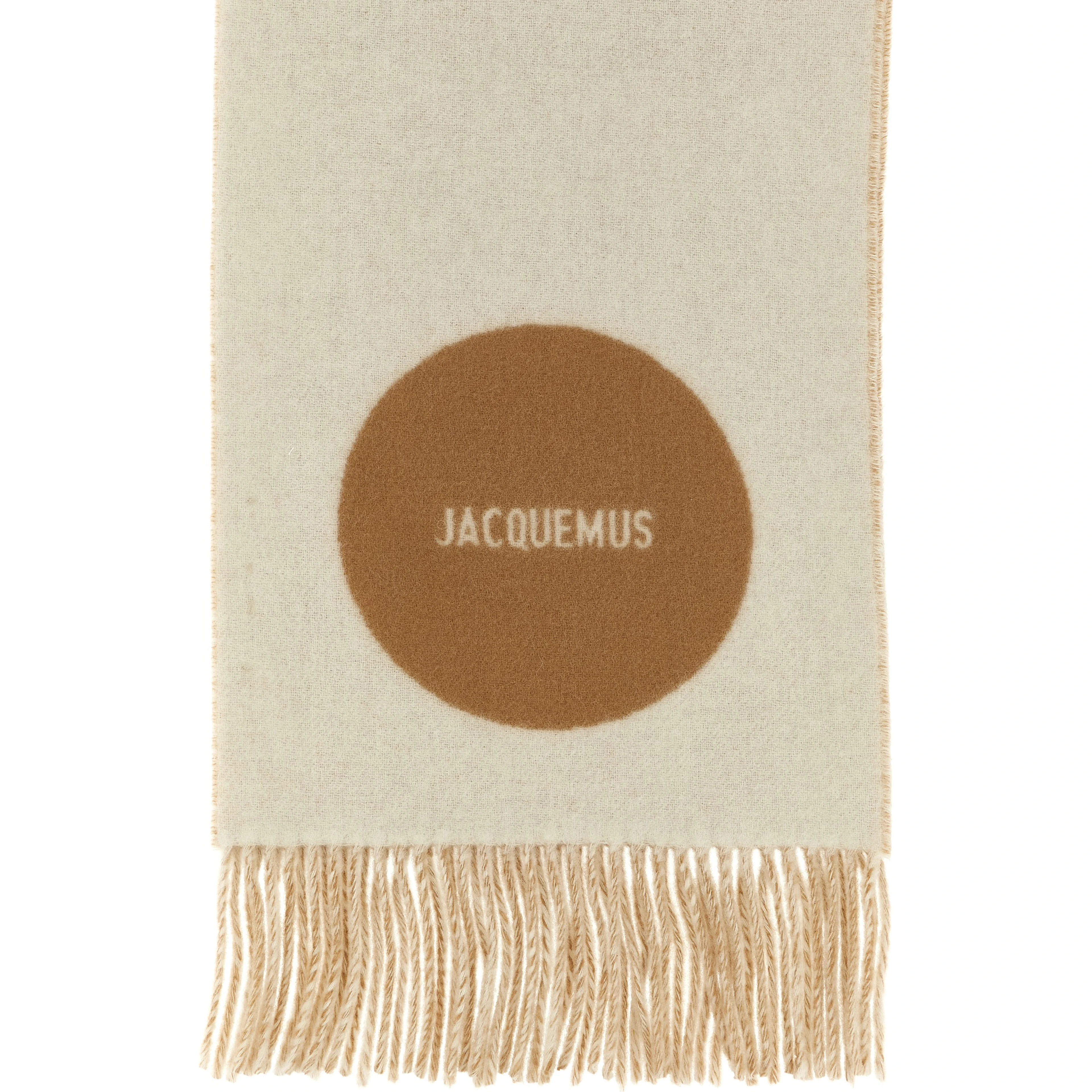 Beige Virgin Wool Foulard