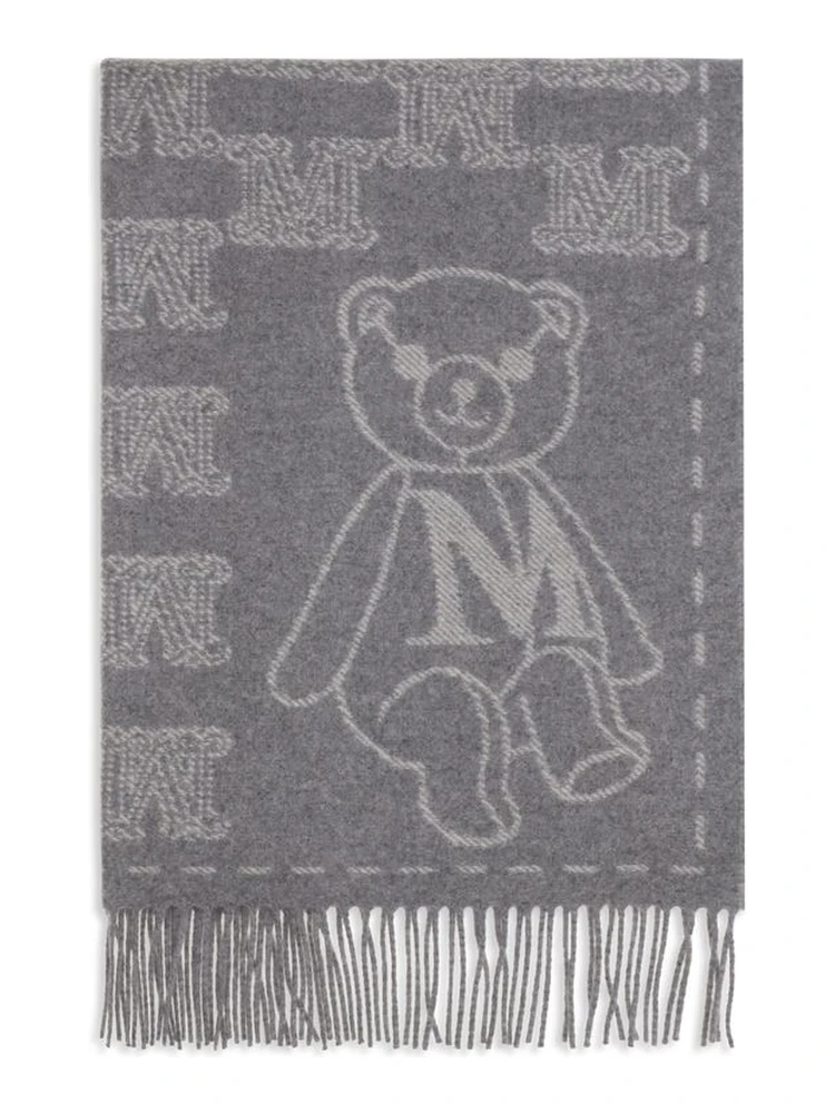 Gray Cashmere Scarf