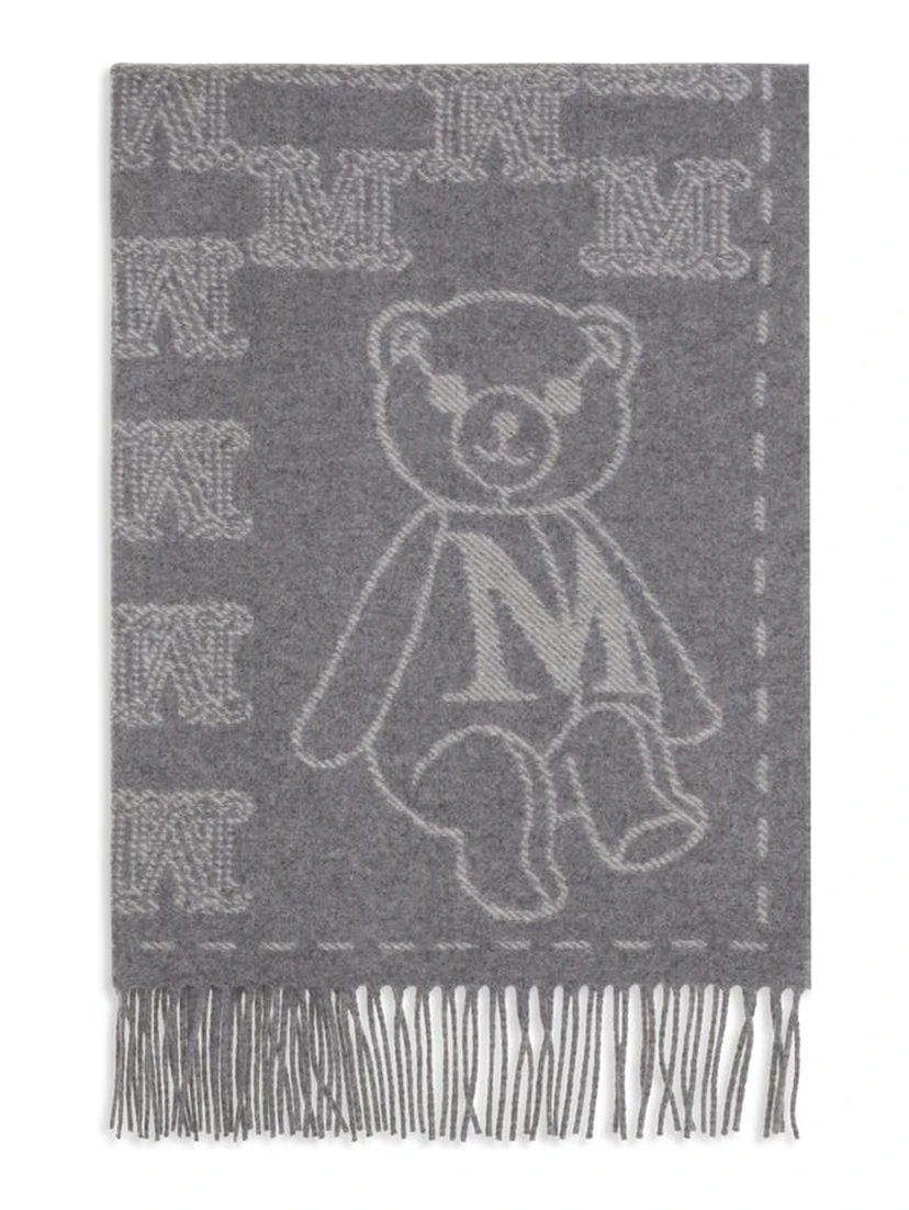 Gray Cashmere Scarf