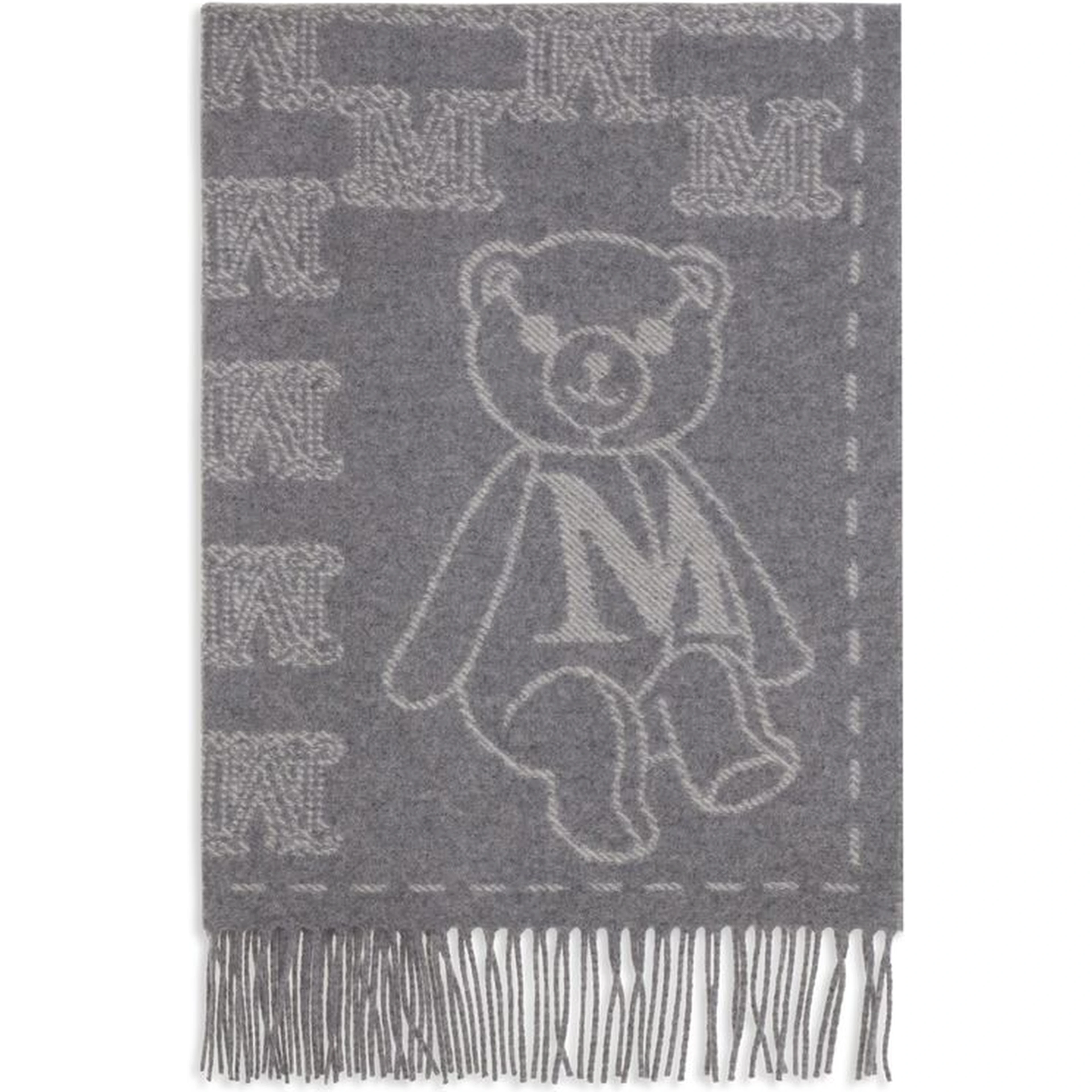 Gray Cashmere Scarf