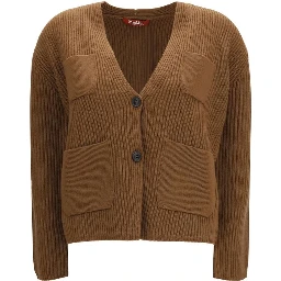 Brown Wool Oves Aries Cardigan