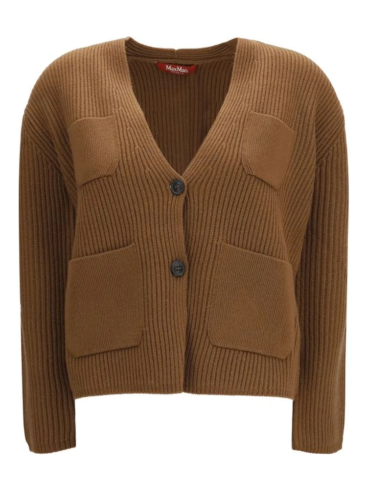 Brown Wool Oves Aries Cardigan