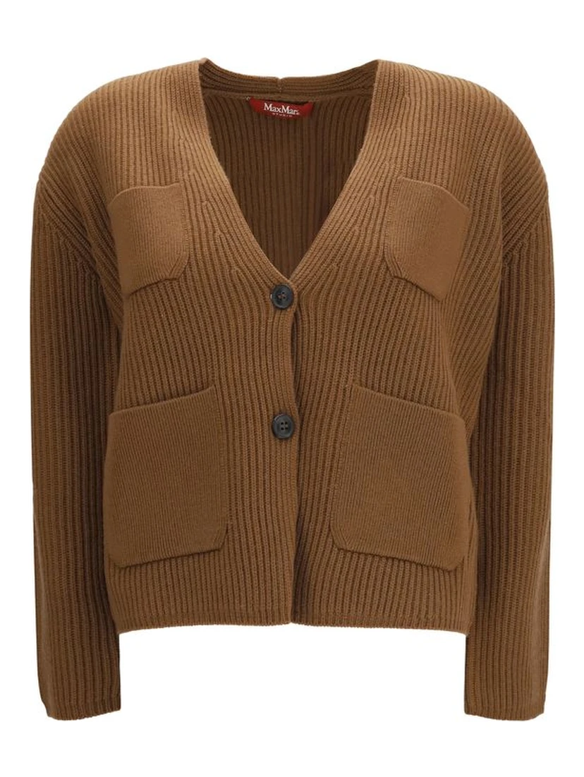 Brown Wool Oves Aries Cardigan