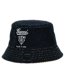 Blue Cotton Bucket Hat