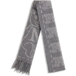 Gray Cashmere Scarf