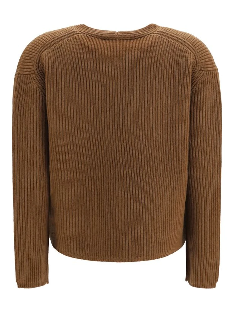 Brown Wool Oves Aries Cardigan alternative